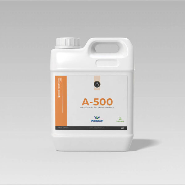 A500 - Desincrustante Acido NO Espumógeno
