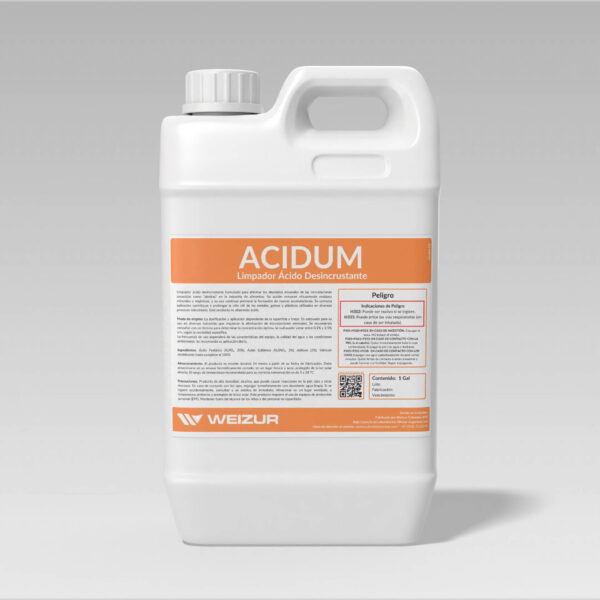 Acidum - Limpiador Acido Desincrustante NO Espumógeno